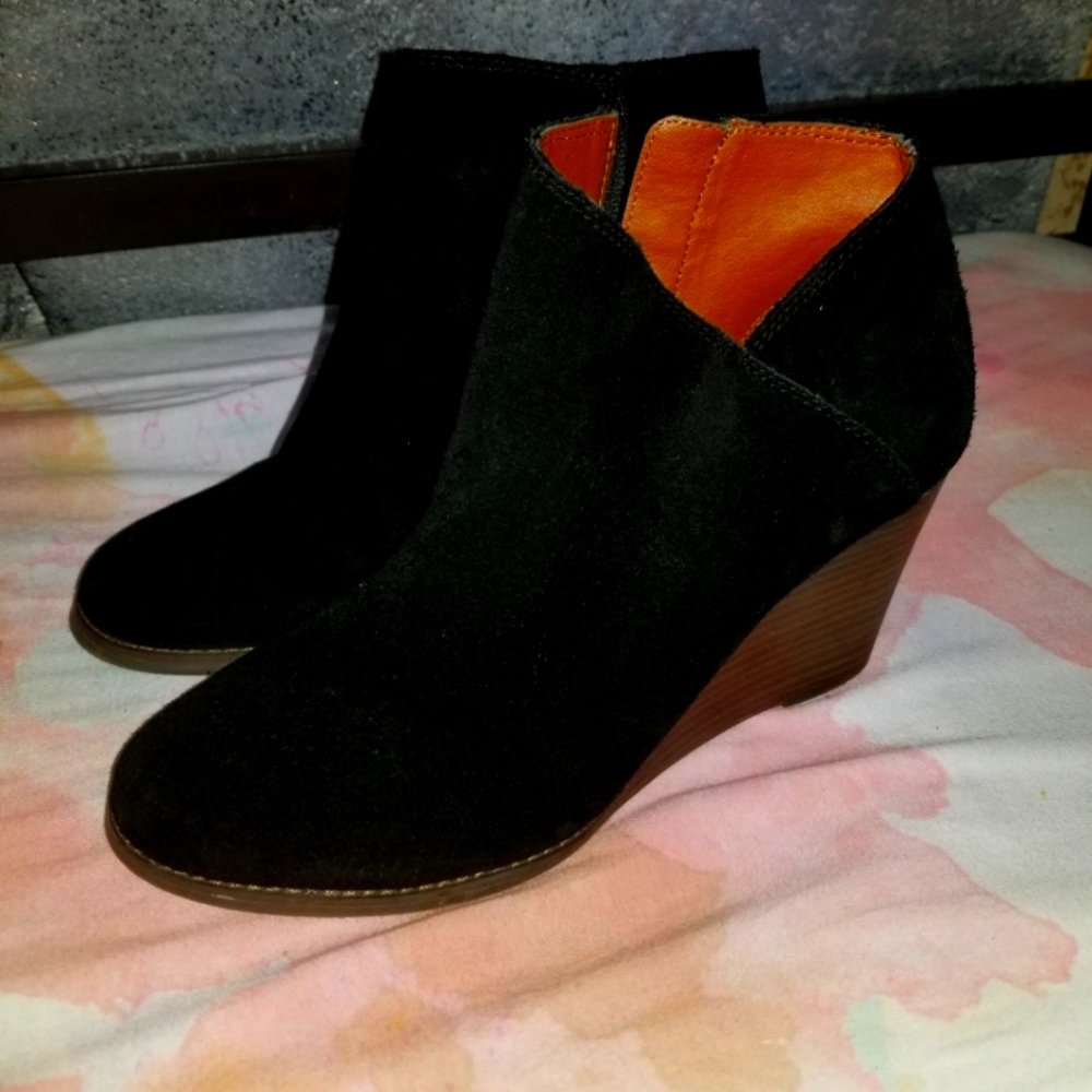 Lucky brand heeled boots